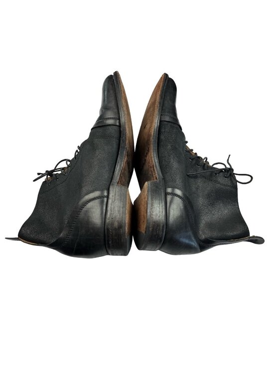 Grenson England Leather Men\'s Combat Boots Black • 10.5 US 9.5 UK main image 9